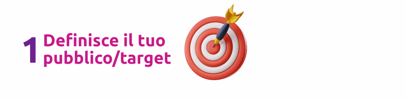 Definisci il tuo pubblico/target: a chi ti stai rivolgendo?