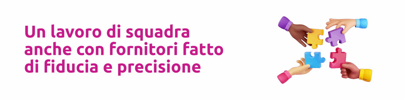 creare un rapporto con i propri fornitori