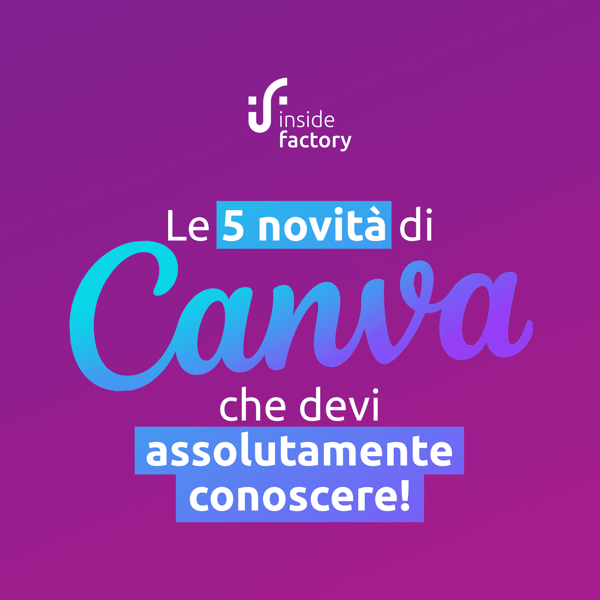 Le novità di canva
